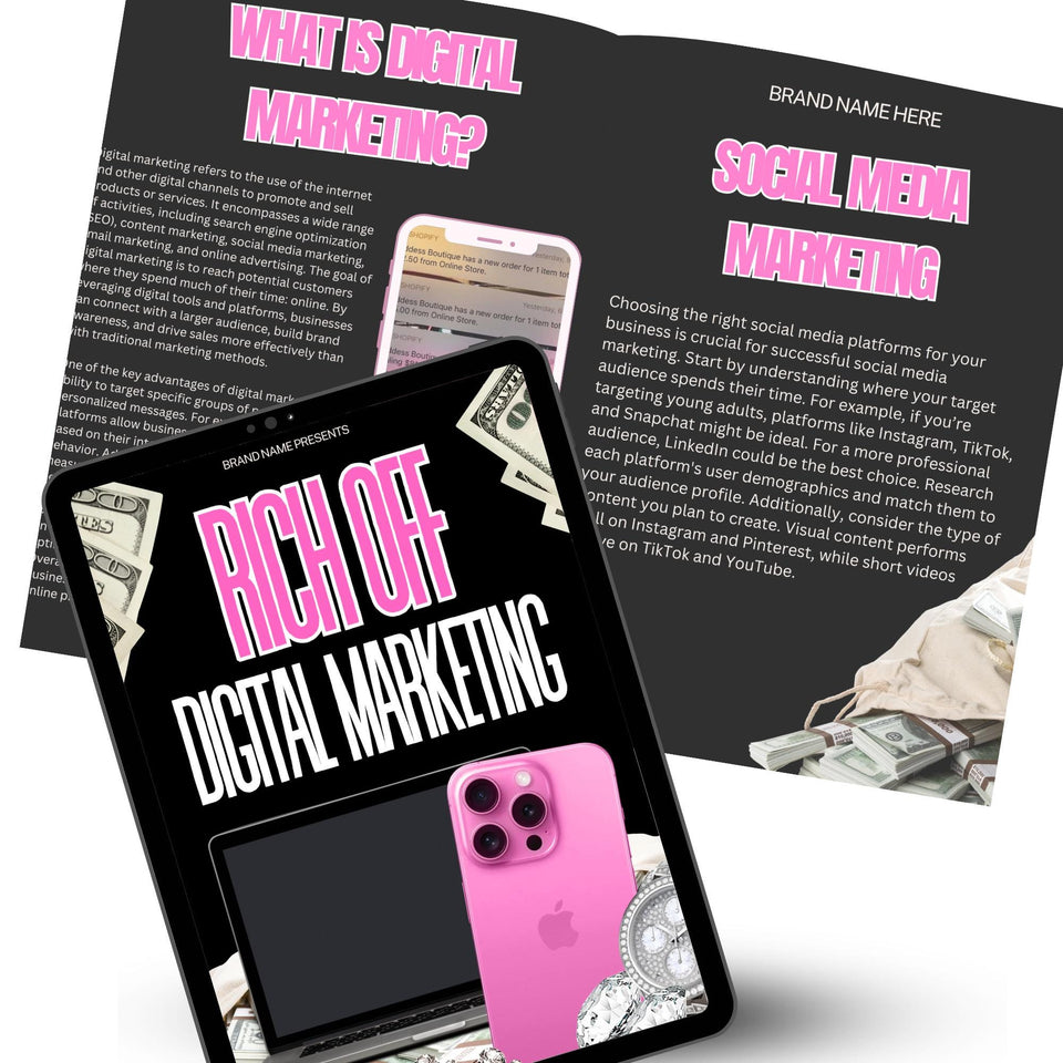 Digital Marketing PLR,  Done For You, Digital Product, Ebook Template, Ebook, dry, per, editable, canva template, digital marketing, 20 page