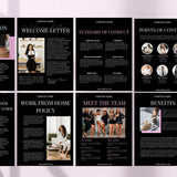 New Employee Welcome Packet, Employee, New hire, Beauty Business, Salon Business, Employee Manual
