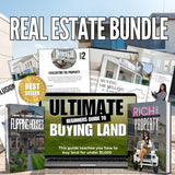 Real Estate Bundle, Real Estate PLR, Real Estate Flyers, Land Buying, House Flipping, Real Estate Investing, Bundle, plr bundle , dfy