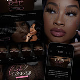 Shopify Website Kit and Branding package, Beauty Website, Shopify Website Theme with Editable Cava Banners