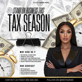 Tax Flyer | Stand On Business | Tax Season  | Taxes | Instant Download | Tax Season Flyer | Tax Professional | Tax Business | Tax Template