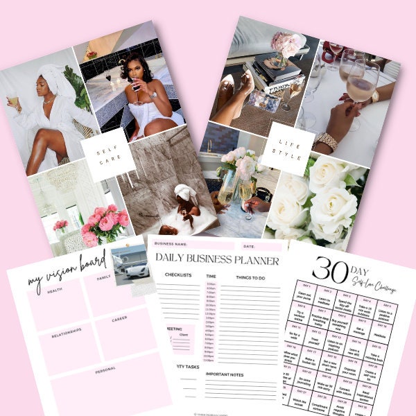 60 Page guide and workbook not a plr template, Workbook, Femininity, Manifesting, Business Planner, Self Care, Budgeting, PDF book