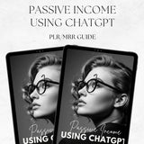 ChatGPT Passive Income Guide | PLR eBook & Workbook with Resell Rights | 30-Page AI Monetization Canva Template