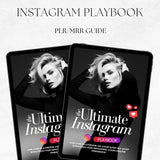 Ultimate Instagram Playbook | Editable 116-Page Canva eBook with PLR Resell Rights | Instagram Growth & Branding Guide