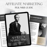 Affiliate Marketing Guide | PLR/MRR Editable Canva eBook | Passive Income Digital Product