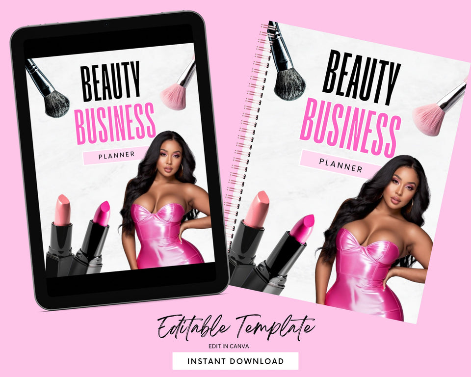 PLR Planner, Beauty Planner, PLR , White Label, PLR,  eBook, Done For You, Add your own brand and sell for profits, Planner