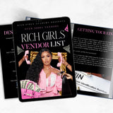 3,000 Vendor List PDF guide , Ebook, Vendor Listing, Business ebook, Rich Girls Vendors ebooks list
