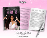 PLR,  Girl Let's Talk Business, DFY , White Label Planner,  Done For You, editable, canva template, Business ebook, PLR product, Template