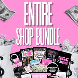Entire Shop PLR Digital Products Bundle | Whole Shop PLR Resell Rights | Digital Business Starter Kit | Editable PLR Templates Done For You