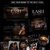 Shopify Website Kit and Branding package, Beauty Website, Shopify Website Theme with Editable Cava Banners