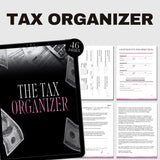 Tax Organizer Template | 42-Page Small Business Tax Binder | Instant Download, Tax Seasong, Tax Time
