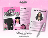PLR, MRR prompt book,  prompts, plr, plr ebook, ebooks, ebook cover, White Label, book,  Done For You, editable, AI prompt book