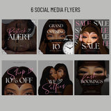 Shopify Website Kit and Branding package, Beauty Website, Shopify Website Theme with Editable Cava Banners