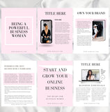 60 Page Ebook, Ebook Template, Branding Ebook, Business Ebook, Motivational Ebook, Beauty Ebook, Template, Editable Ebook, Canva Ebook