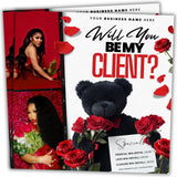 Valentines Day flyer, Valentine Flyer, February Booking Flyer,  Social Media Flyer, V-Day Booking, Booking Flyer, Hair Flyer, Beauty Flyer