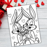 Couples Sip & Paint Printable | Valentine's Day,  Date Night Painting | DIY Painting Kit for Couples | Fun and Romantic Date Night Idea