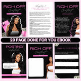 Rich Off Content plr Ebook , plr, learn how to get rich off of content, Done For You, plr, Content Creator, ebook, personal use only