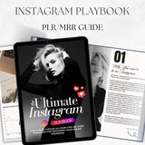 Ultimate Instagram Playbook | Editable 116-Page Canva eBook with PLR Resell Rights | Instagram Growth & Branding Guide