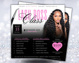 Lash Class, Lash Flyer, Lashes, beauty flyer, mua, hair, nails, lashes, beauty template, lash flyer, lash school flyer, lash tech